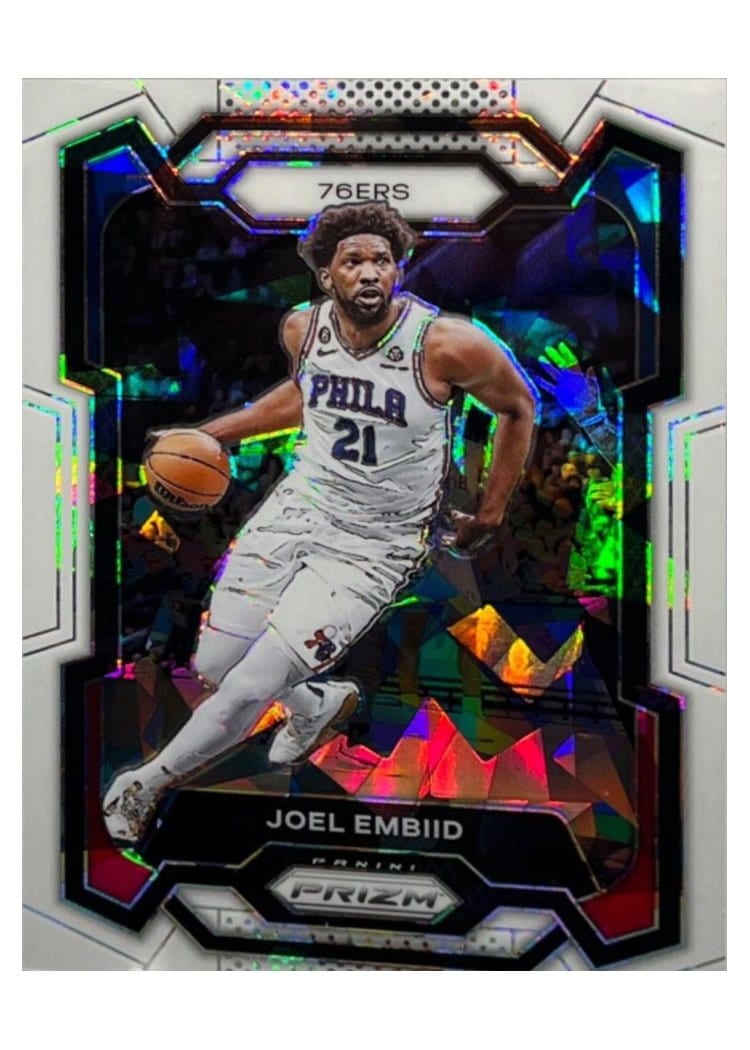2023-24 Panini Prizm Base Set Joel Embiid #73 card