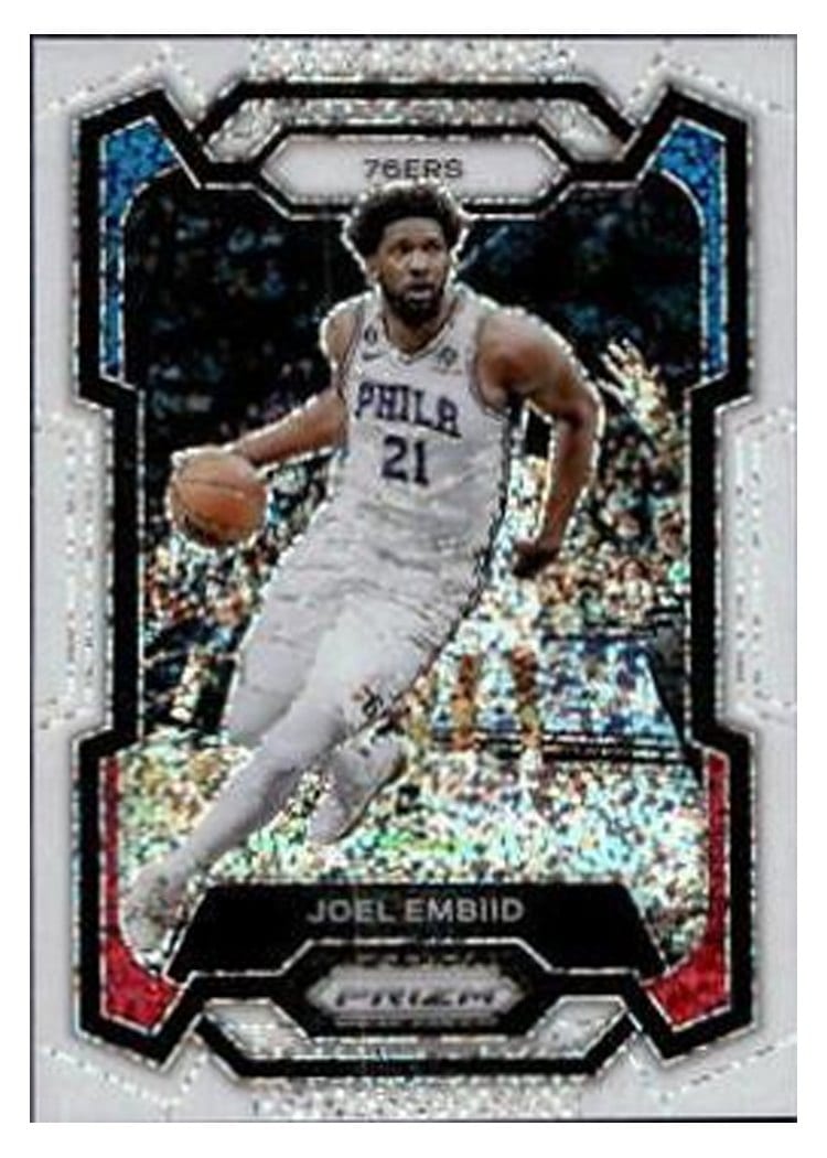 2023-24 Panini Prizm Base Set Joel Embiid #73 card