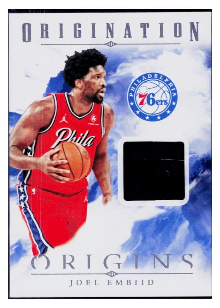 2024-25 Panini Origins Origination Memorabilia Set Joel Embiid #OM-JEM card