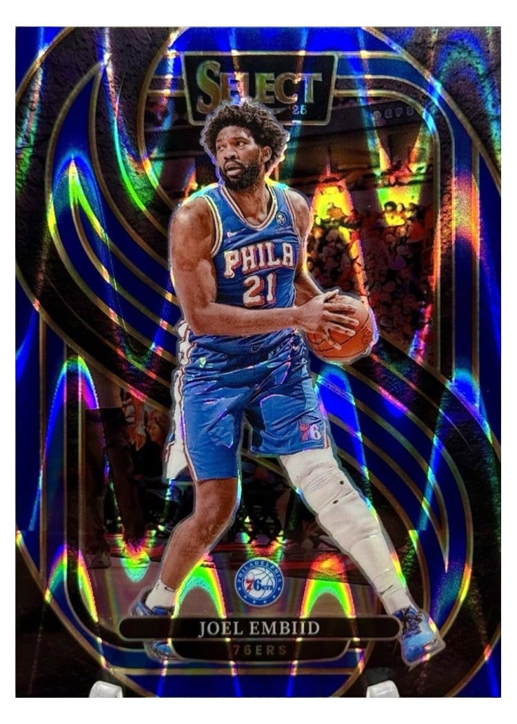 2024-25 Panini Select Base Set Joel Embiid Orange Tectonic #101 card