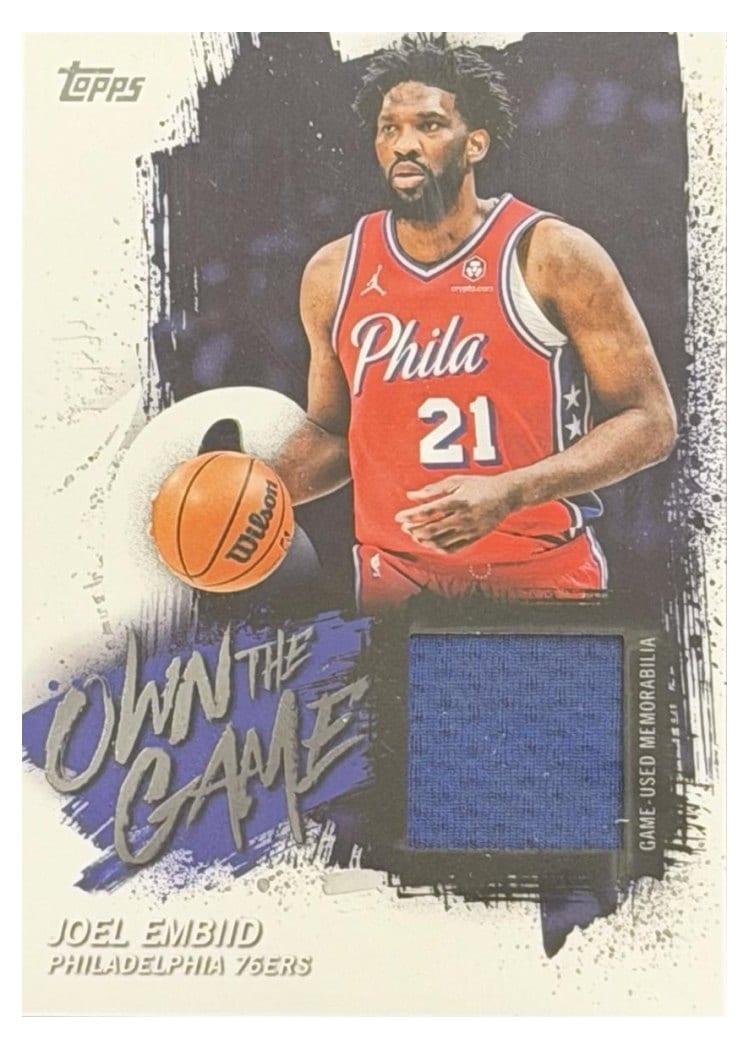 2025-26 Topps Own the Game Joel Embiid #OTGA-JE card