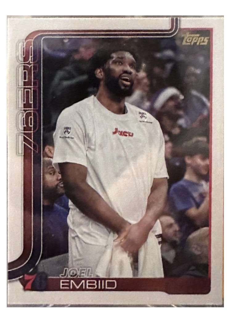 2025 Topps Joel Embiid #22 card
