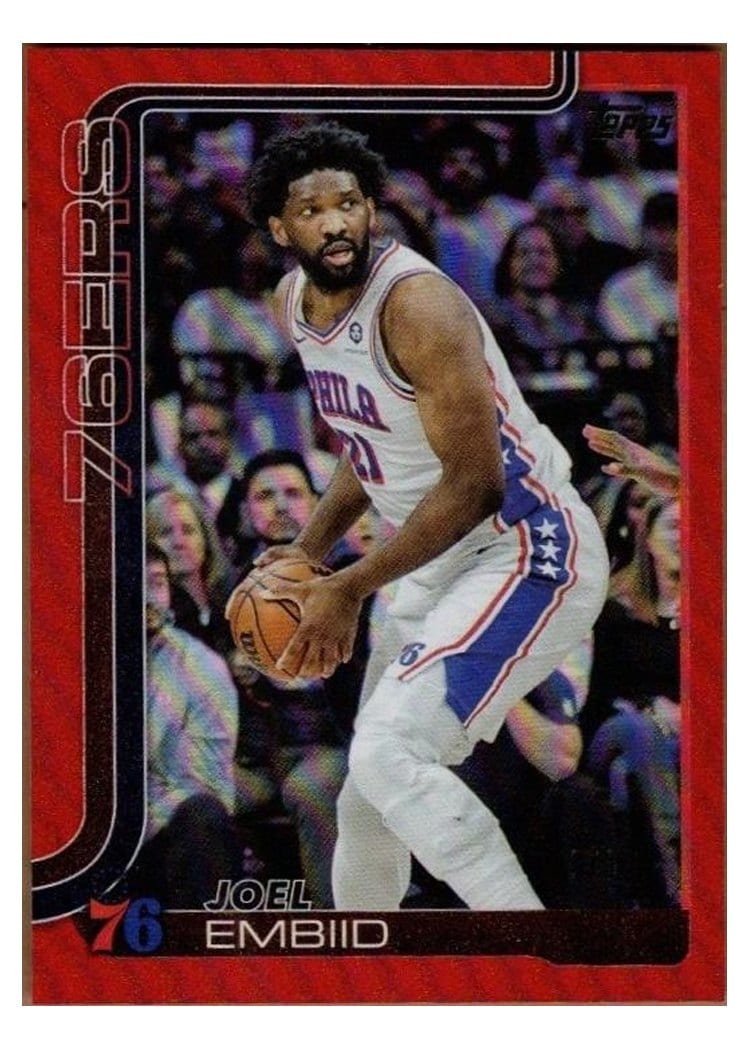 2025 Topps Joel Embiid #22 card