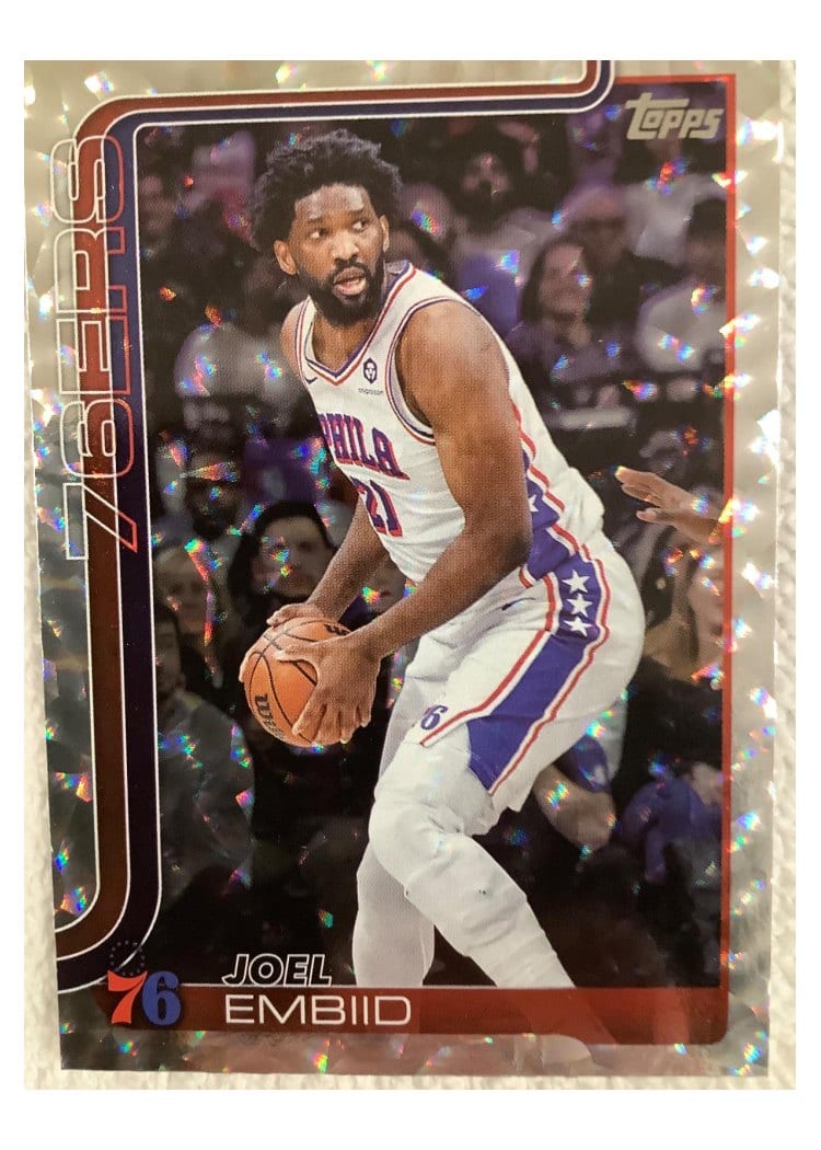 2025 Topps Joel Embiid Crackleboard #22 card
