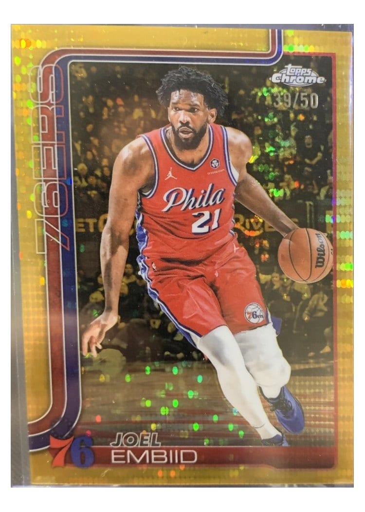 2025 Topps Chrome Joel Embiid #149 card