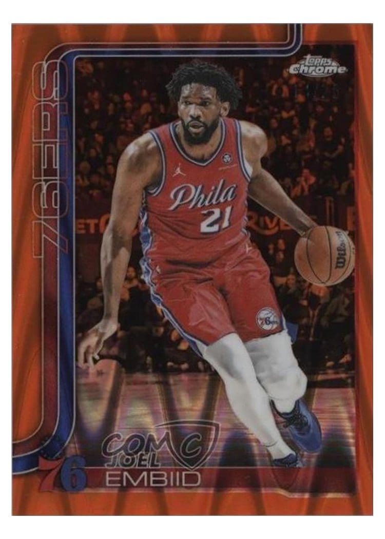 2025 Topps Chrome Joel Embiid #149 card