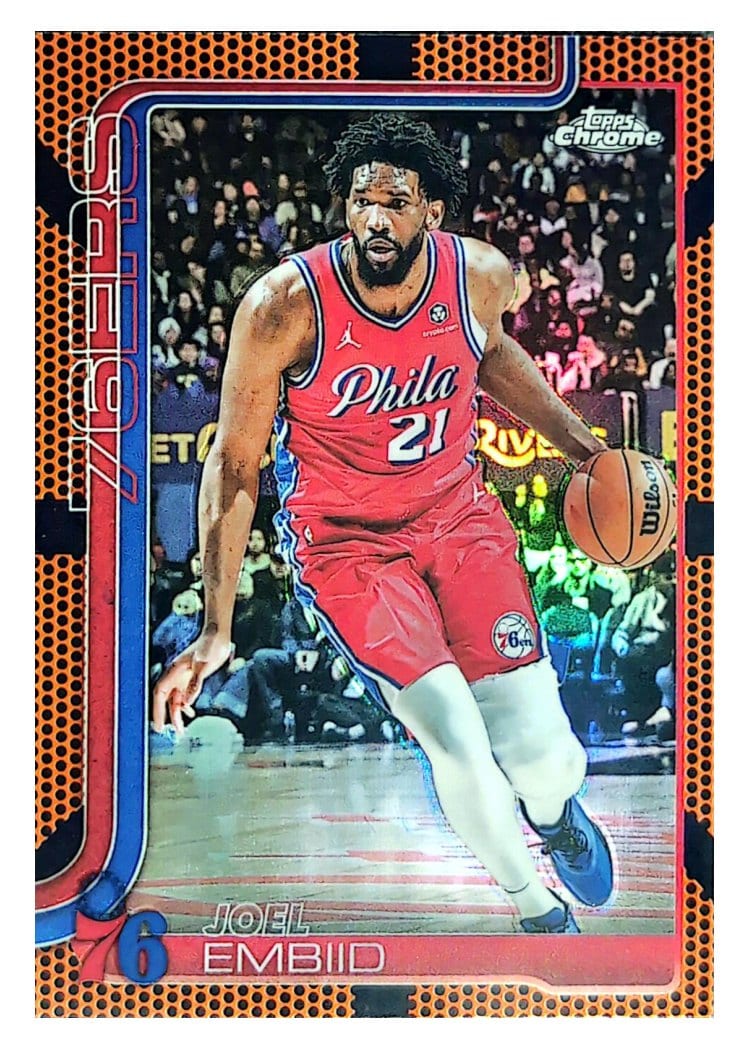2025 Topps Chrome Joel Embiid #149 card