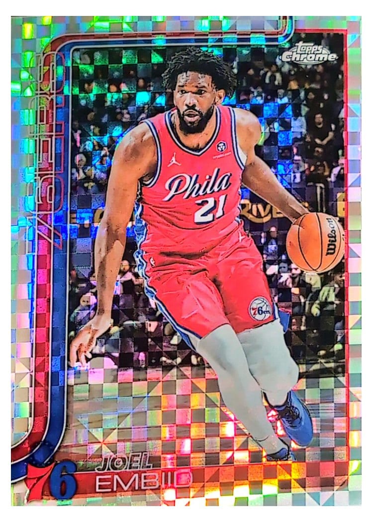2025 Topps Chrome Joel Embiid #149 card