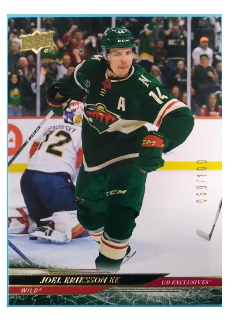 2024-25 Upper Deck Base Set Joel Eriksson Ek #93 card