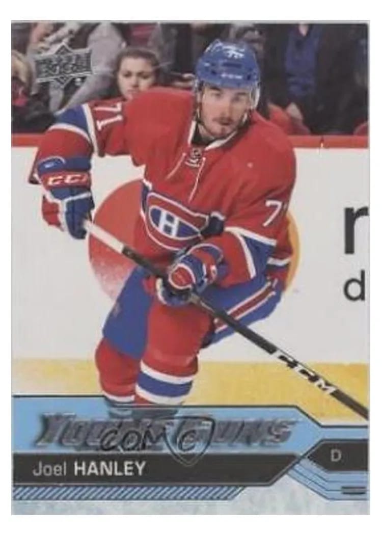 2016 SP Authentic Upper Deck Update Joel Hanley #518 card
