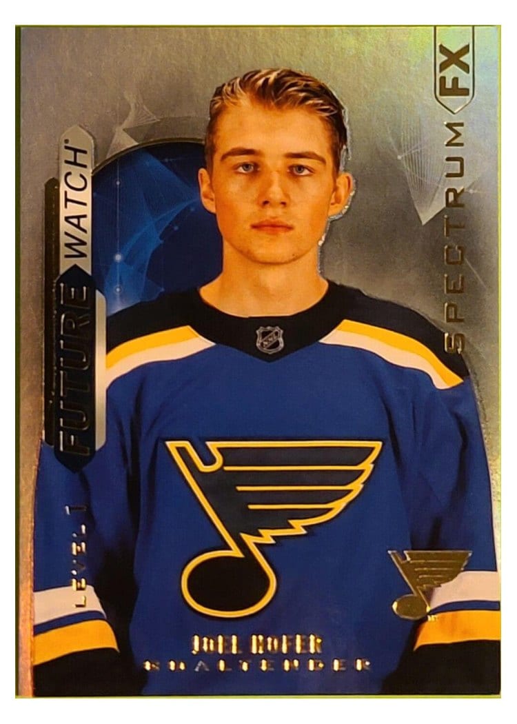 2020-21 SP Authentic Spectrum FX Joel Hofer #S-60 card