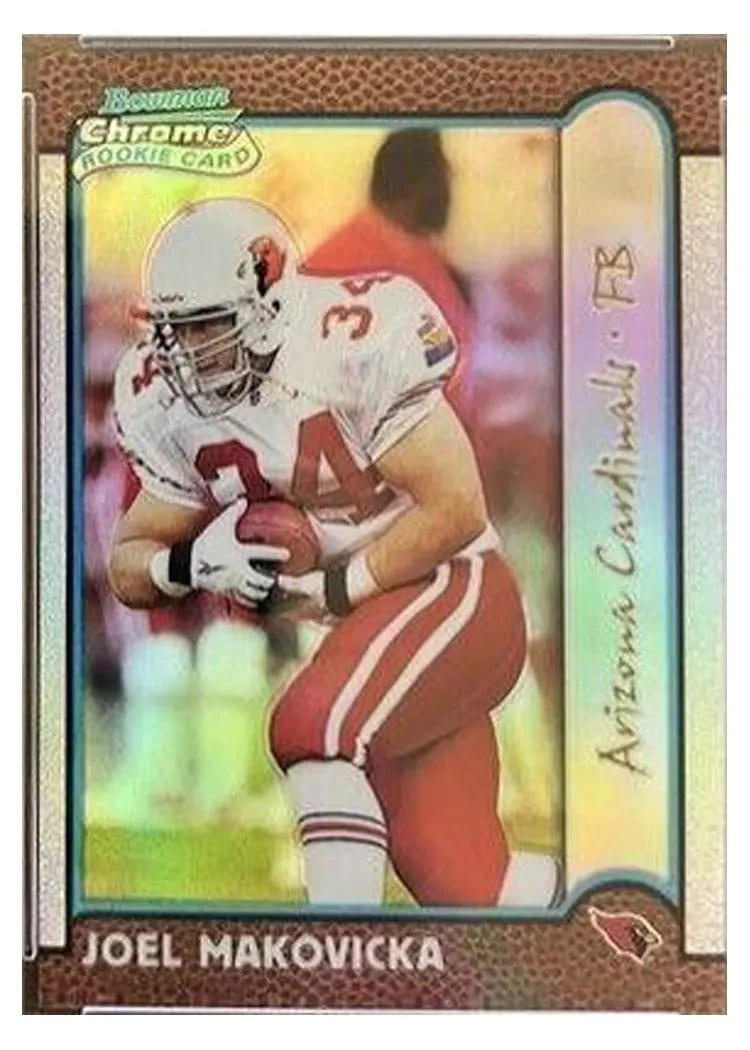 1999 Bowman Chrome Joel Makovicka Gold Refractor #183 card