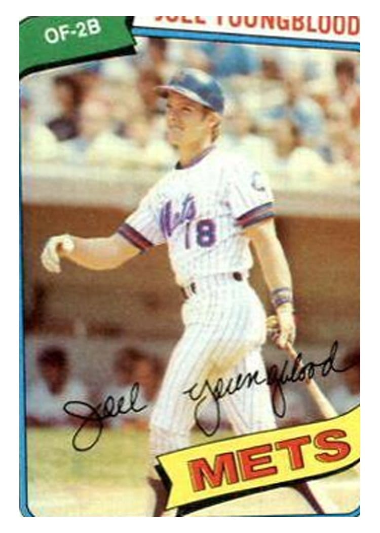 1980 Topps Joel Youngblood #372 card