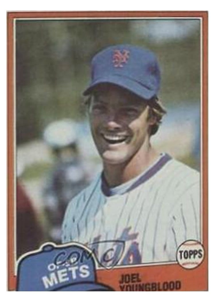 1981 Topps Joel Youngblood #58 card