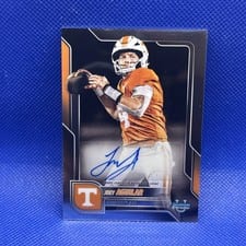 2025 Bowman University Chrome Chrome Prospect Autographs Joey Aguilar #BCA-JOE card