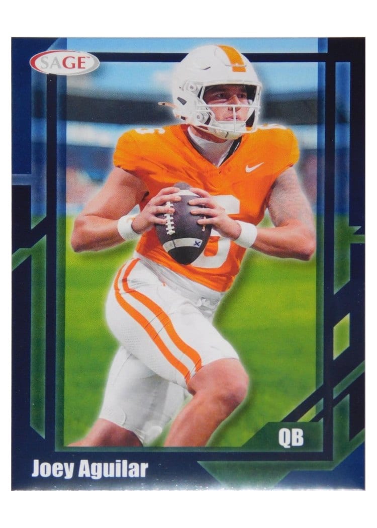 2026 SAGE Football Base Set Joey Aguilar #21 card