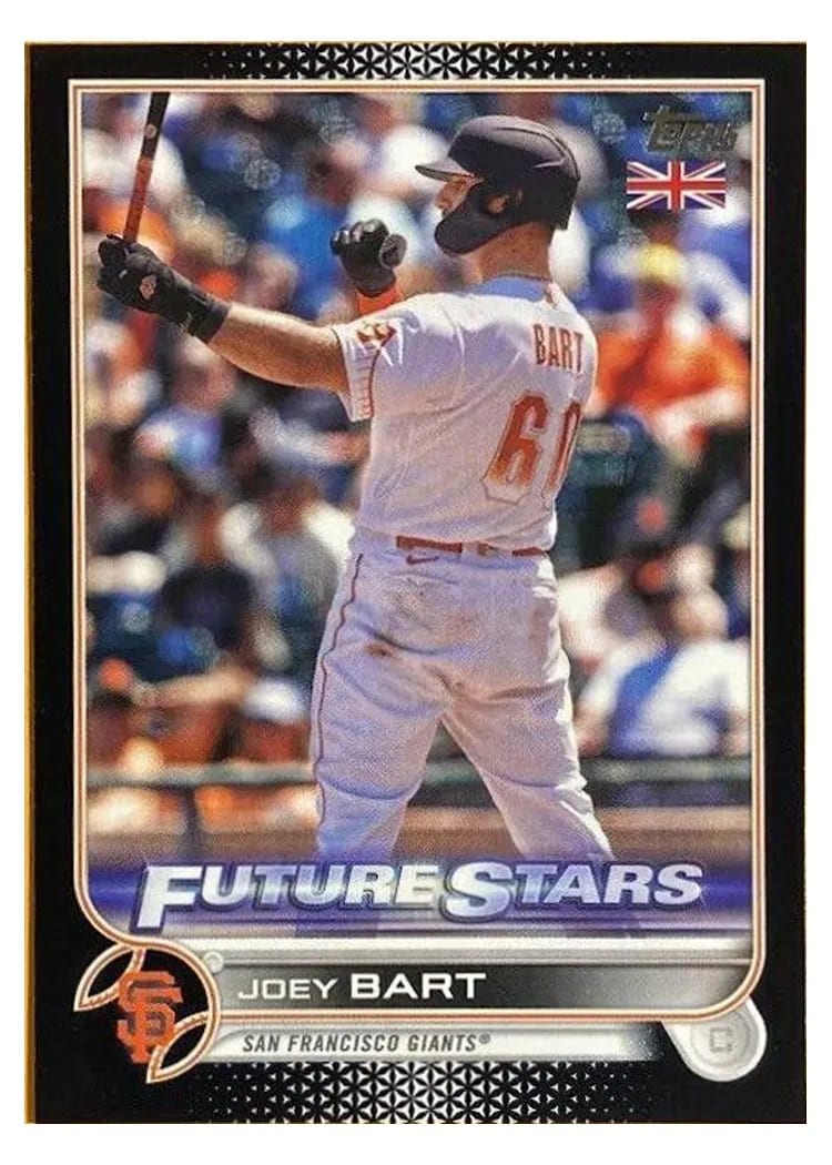 2022 Topps UK Edition Base Set Joey Bart #11 card