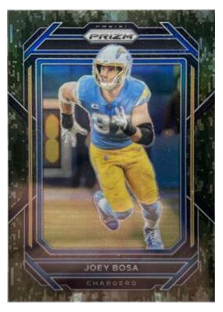 2022 Panini Prizm Base Set Joey Bosa Forest Camo #155 card