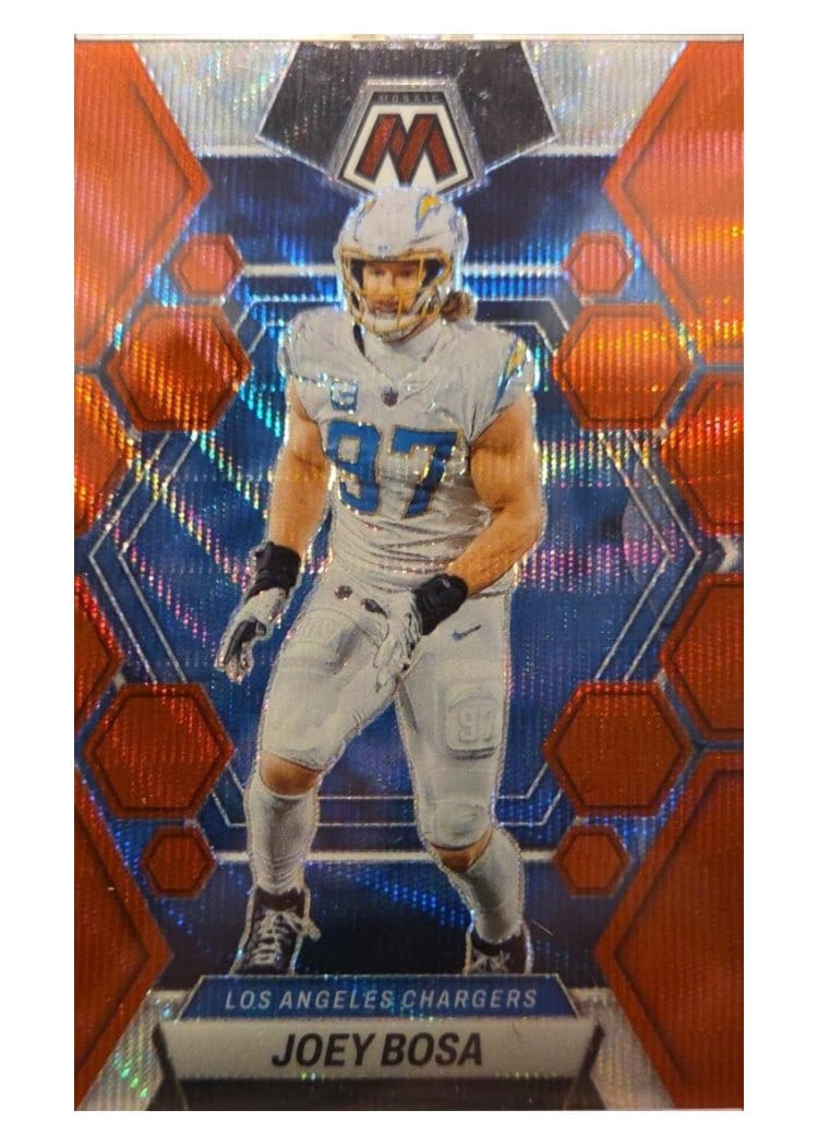 2023 Panini Mosaic Base Set Joey Bosa Red Wave #131 card