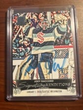 2024-25 Upper Deck The Cup Signature Renditions Joey Daccord #SR-DA