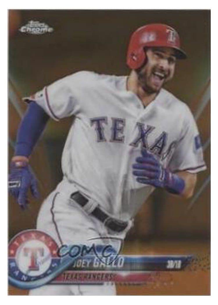 2018 Topps Chrome Base Set Joey Gallo #108 card