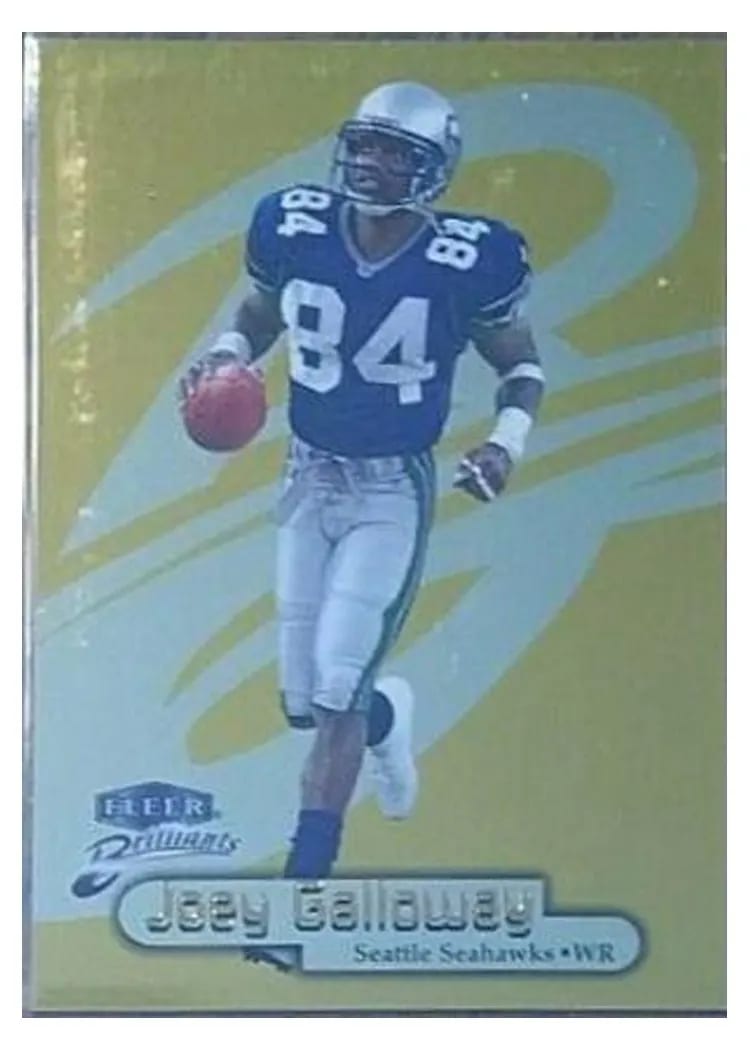 1998 Fleer Brilliants Joey Galloway Gold #24G card