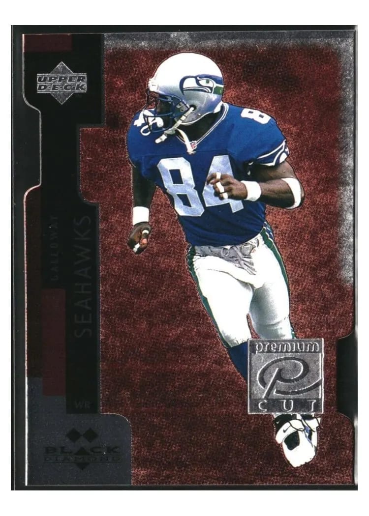 1998 Upper Deck Black Diamond Premium Cut Joey Galloway #PC14 card