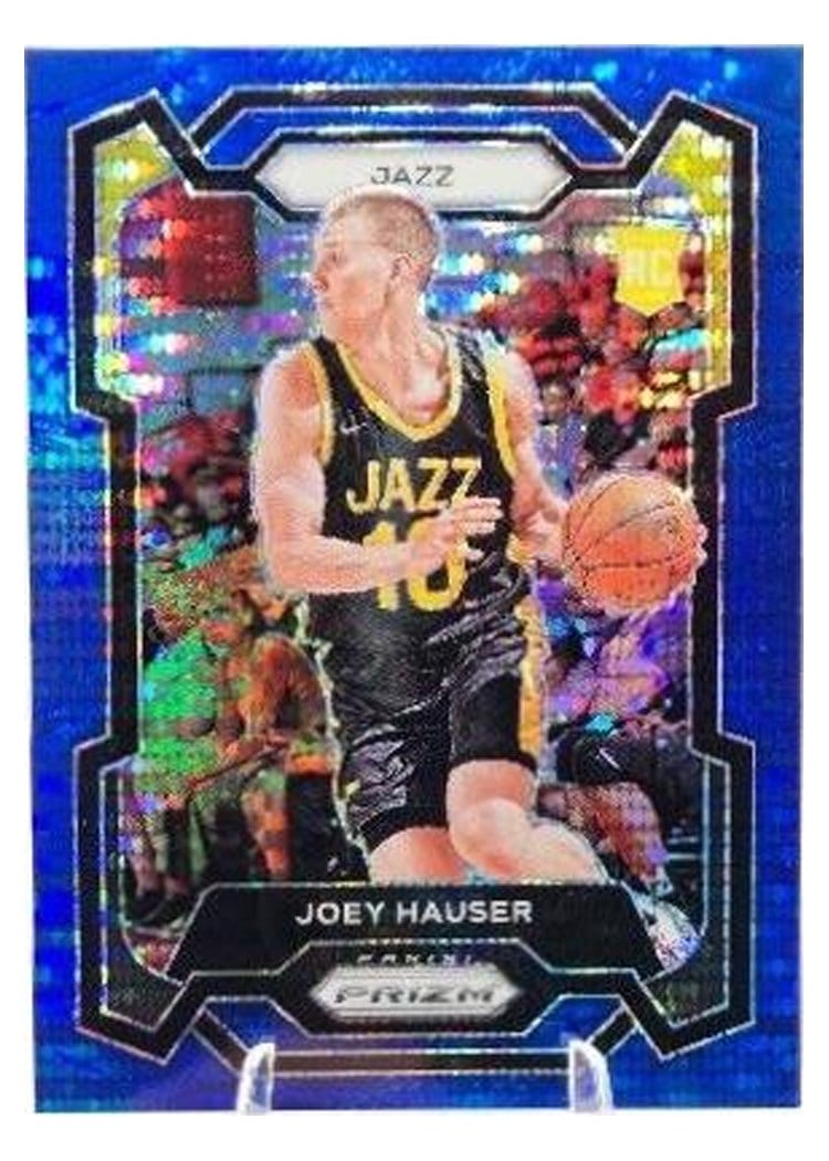 2023-24 Panini Prizm Base Set Joey Hauser Blue Seismic #293 card