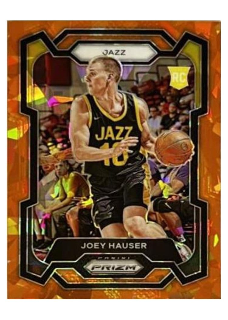 2023-24 Panini Prizm Base Set Joey Hauser Orange Ice #293 card