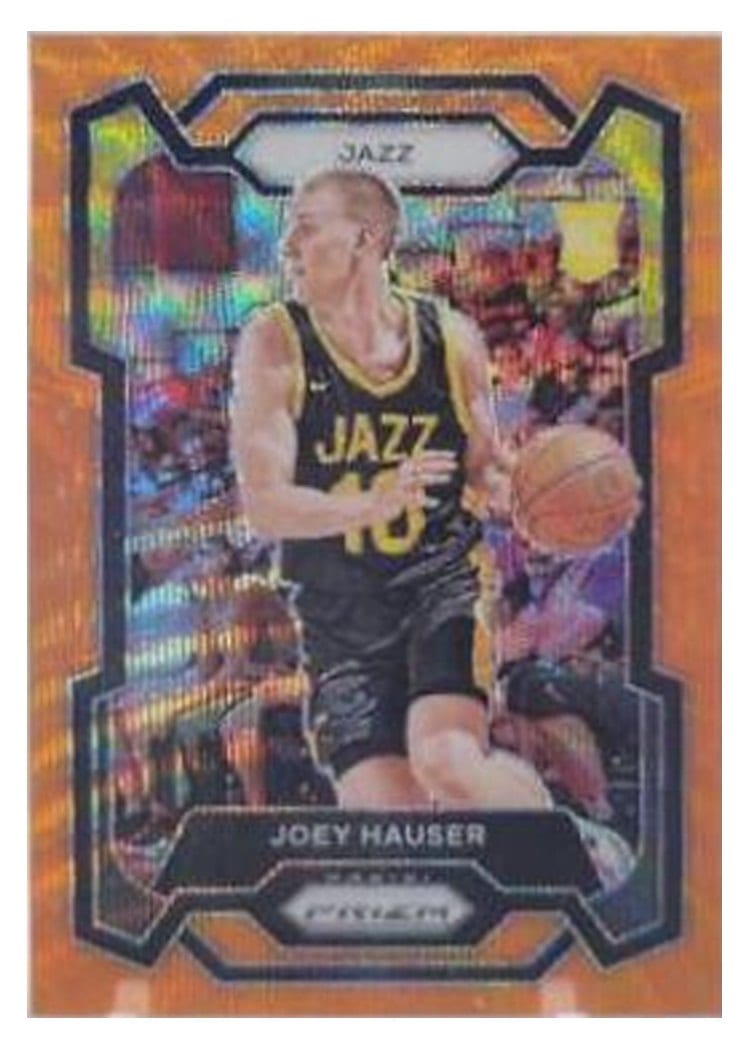 2023-24 Panini Prizm Base Set Joey Hauser Orange Wave #293 card