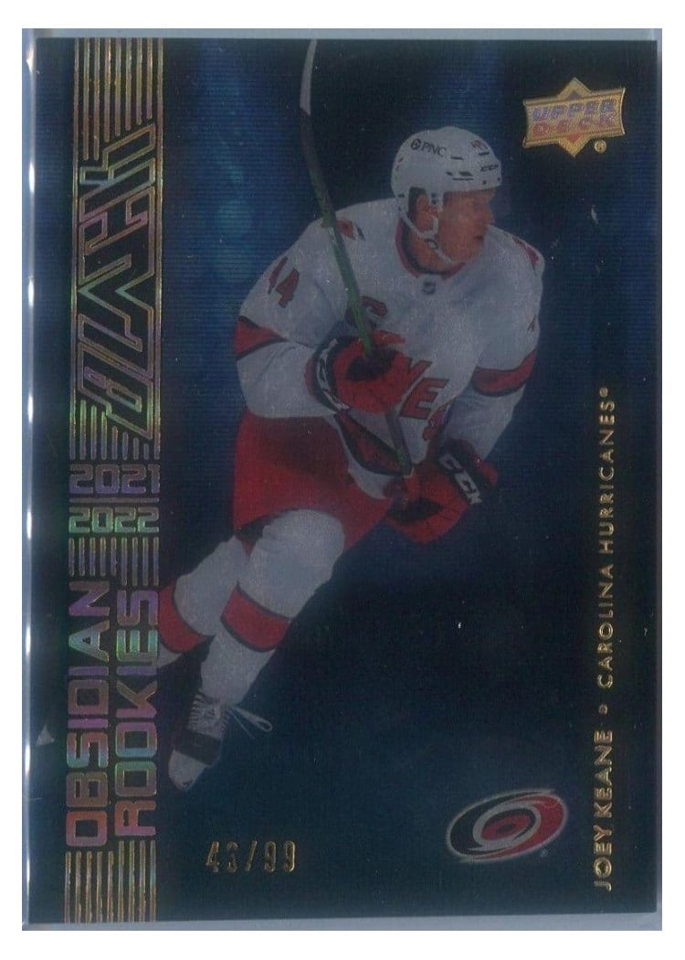 2021-22 SPx UD Black Obsidian Rookies Joey Keane #OR-35 card