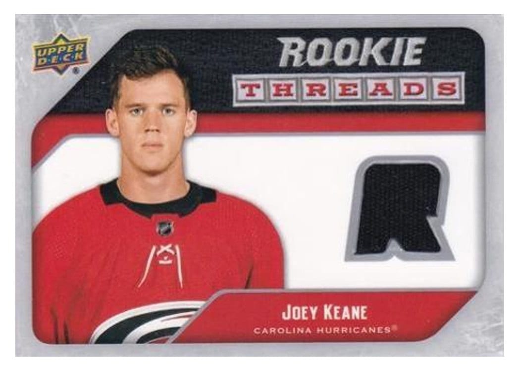 2021-22 Upper Deck Rookie Threads Retro Joey Keane #RT-JK card