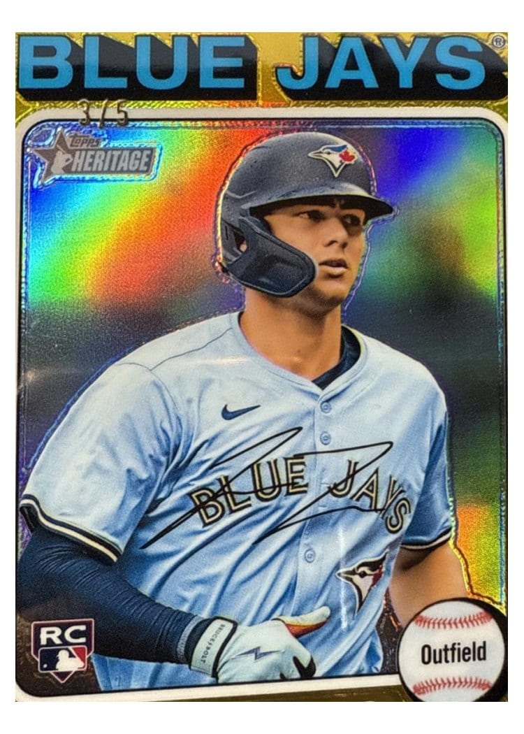2024 Topps Heritage Base Set Joey Loperfido #709 card