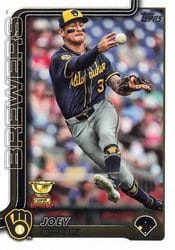 2025 Topps Base Set Joey Ortiz #165 card