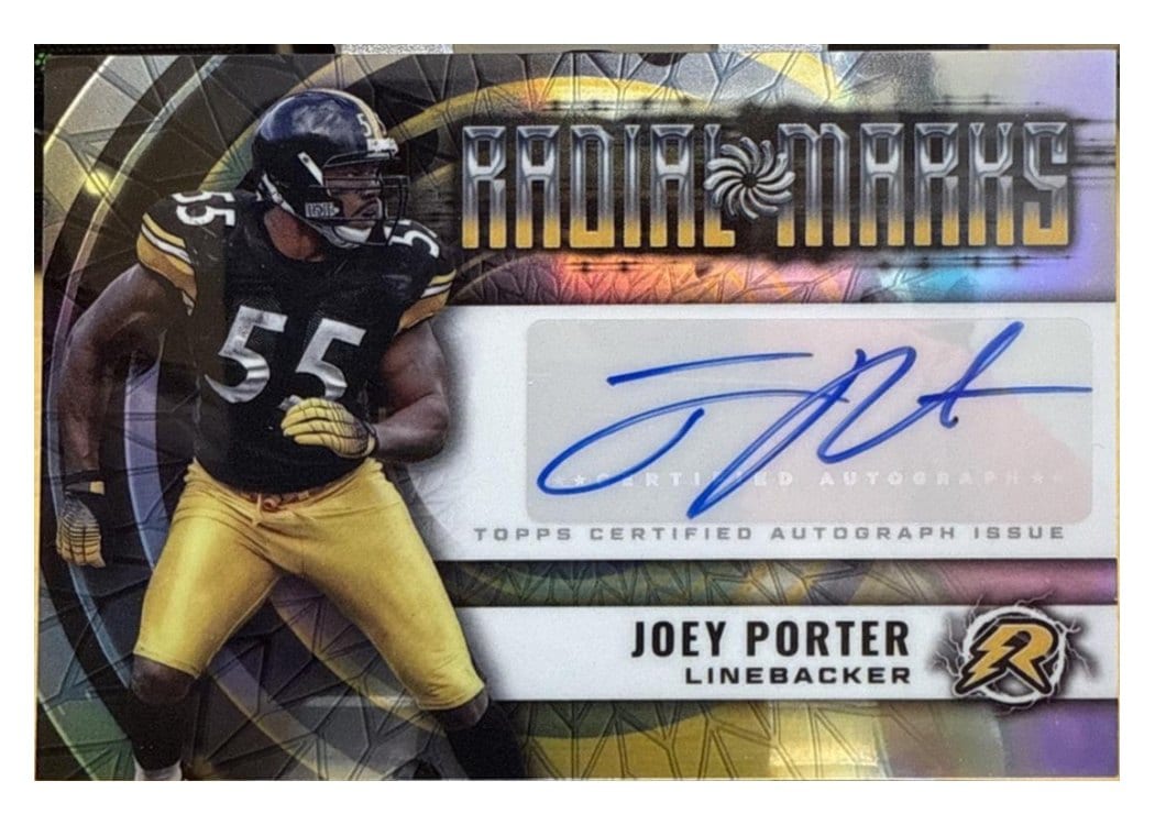 2024 Topps Resurgence Radial Marks Joey Porter #RM-JP card