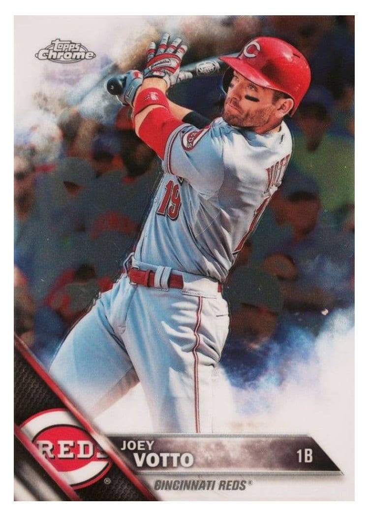 2016 Topps Chrome Base Set Joey Votto #185 card