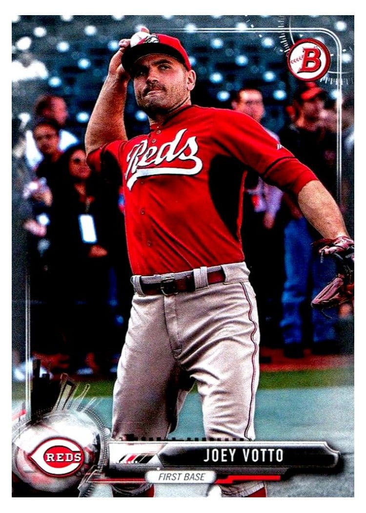 2017 Bowman Base Set Joey Votto #16 card