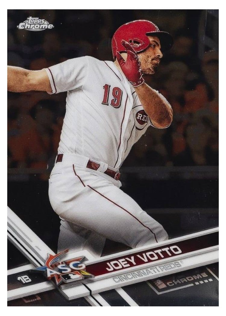 2017 Topps Chrome Update Base Set Joey Votto #HMT17 card
