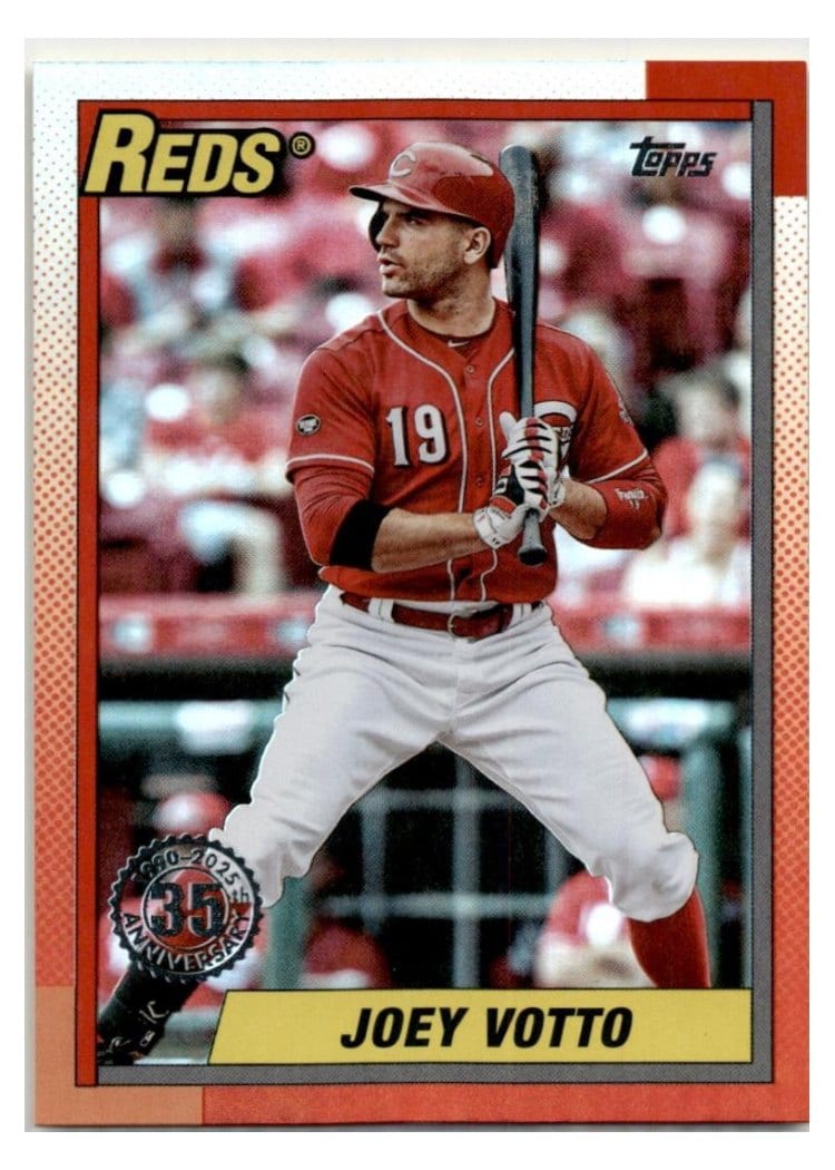 2025 Topps Update 1990 Topps Baseball Joey Votto #U90-42 card