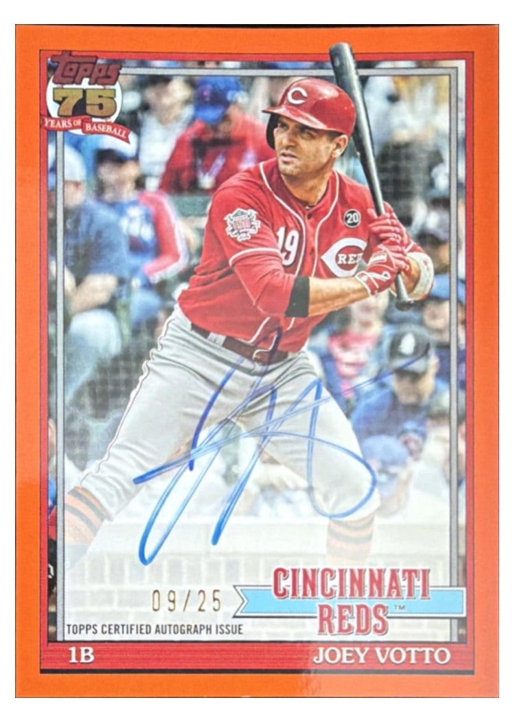 2026 Topps 1991 Topps Autographs Joey Votto #91A-JVO card