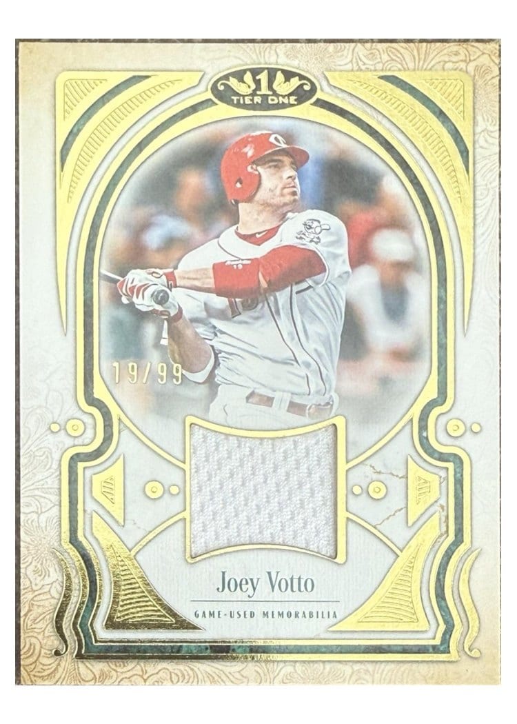 2026 Topps Tier One Tier One Talent Relics Joey Votto #T1TR-JV card
