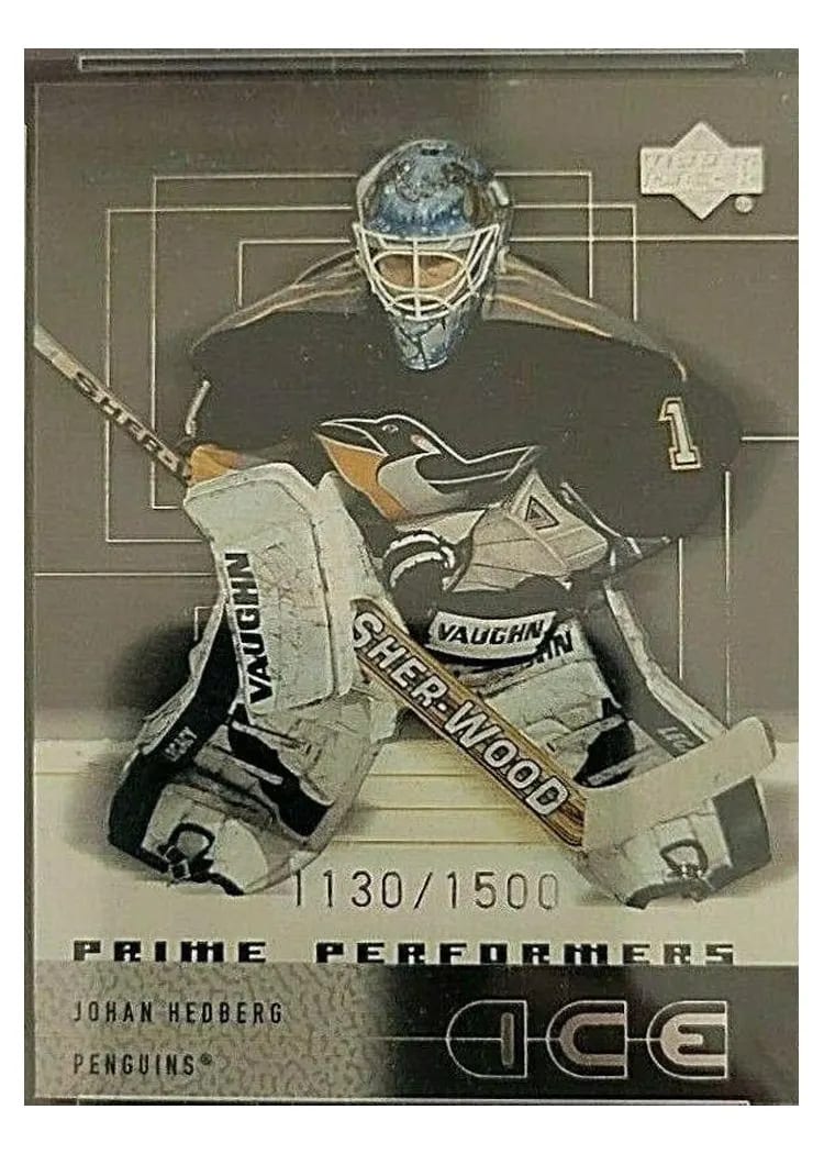 2000 Upper Deck Ice Johan Hedberg #120 card