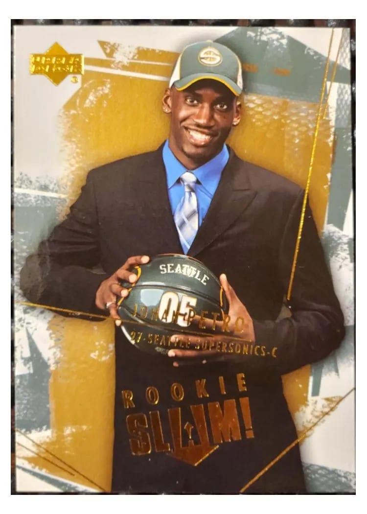 2005 Upper Deck Slam Johan Petro #103 card