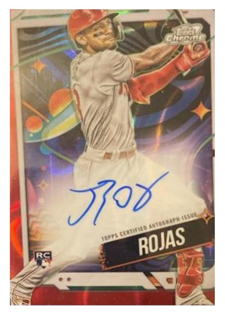 2024 Topps Cosmic Chrome Autographs Johan Rojas #CCA-JR card