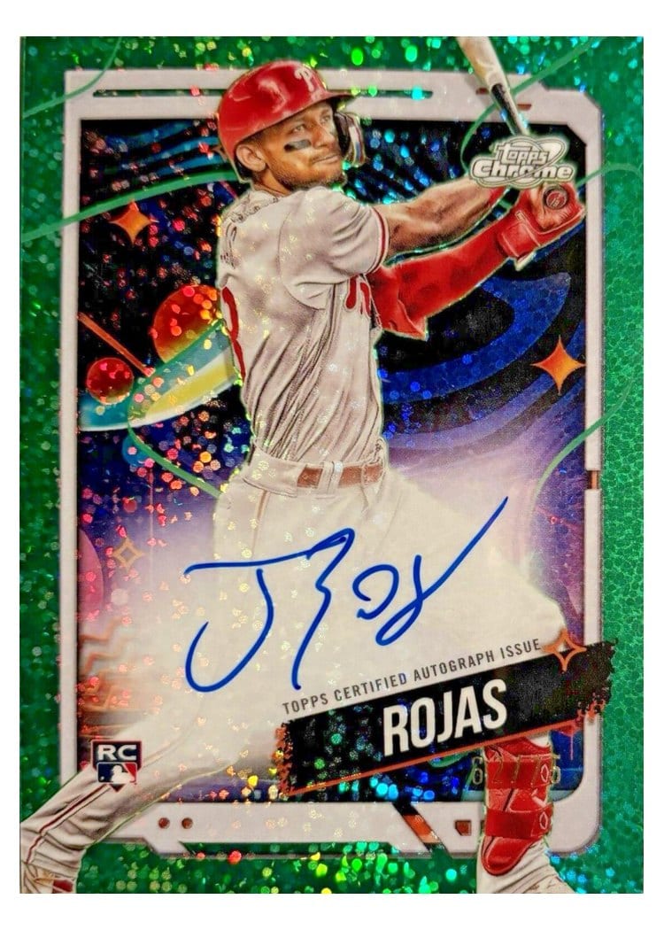 2024 Topps Cosmic Chrome Autographs Johan Rojas #CCA-JR card
