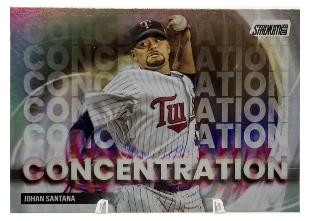 2025 Stadium Club Concentration Johan Santana #C-21 card
