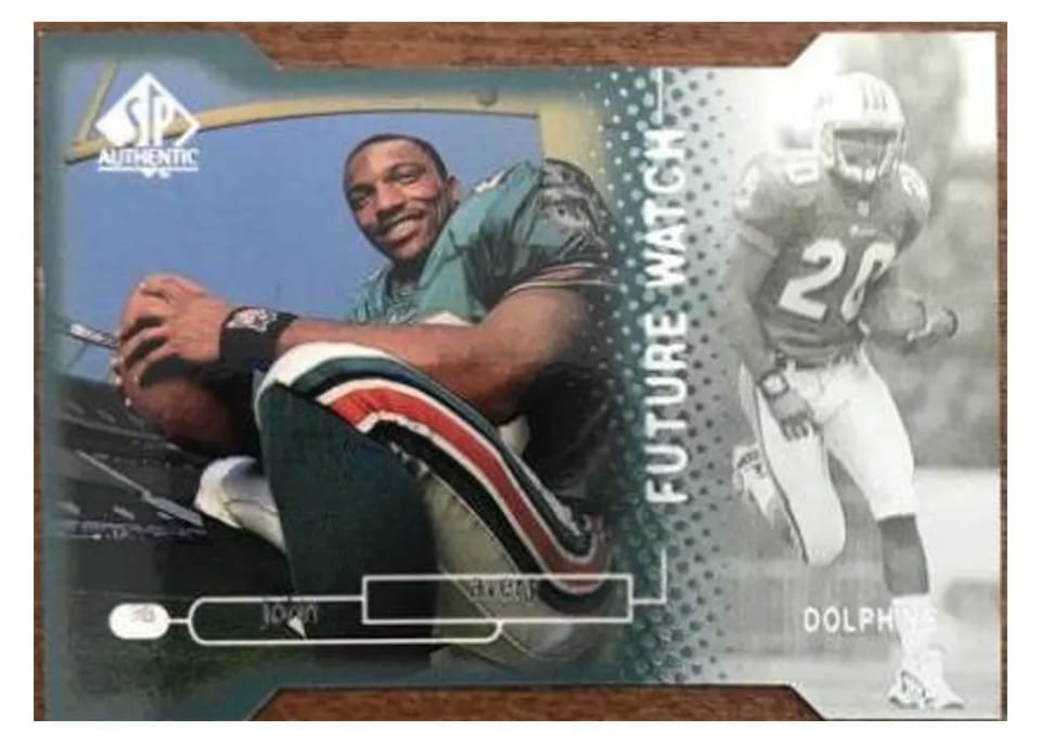 1998 SP Authentic John Avery #17 card