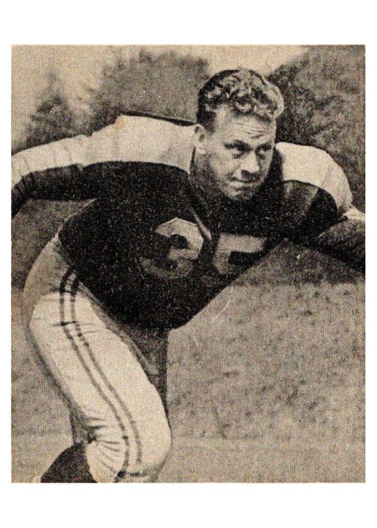 1948 Bowman John Badaczewski #57 card