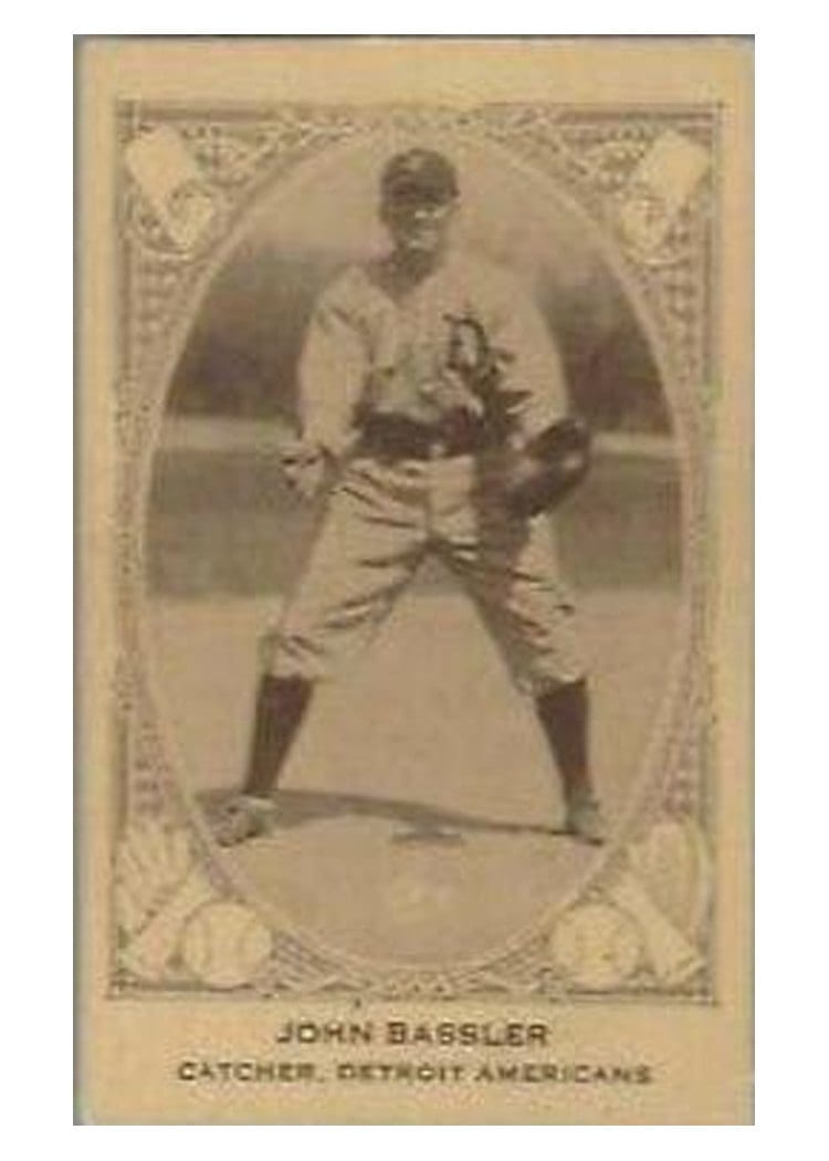 1922 E120 American Caramel John Bassler card