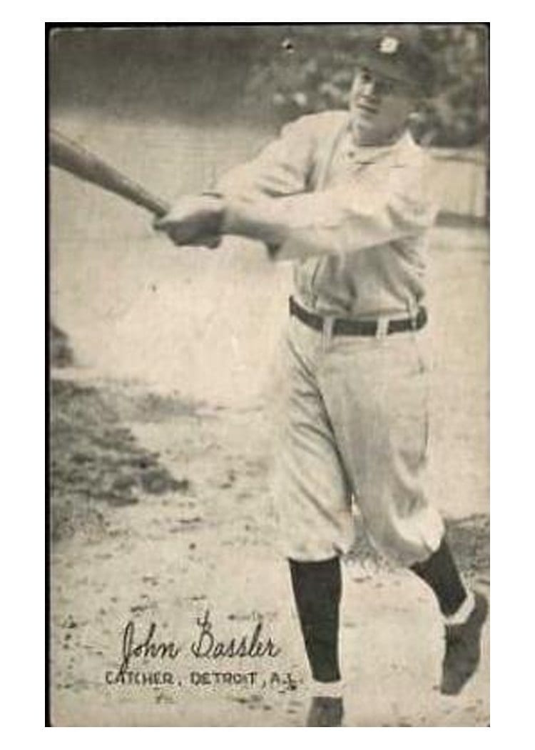 1922 Exhibits John Bassler card
